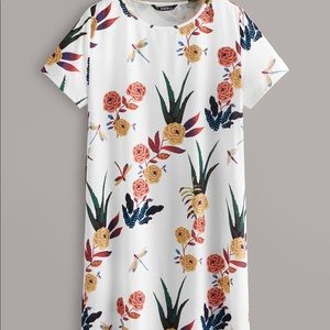 Floral tshirt dress SHEIN